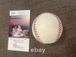 Daniel Murphy Signed 2015 World Series Baseball New York Mets ROMLB JSA