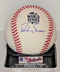 Dansby Swanson Signed World Series Baseball With Beckett Certification! OMLB