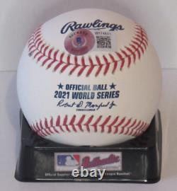 Dansby Swanson Signed World Series Baseball With Beckett Certification! OMLB