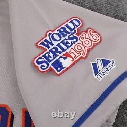 Darryl Strawberry 1986 New York Mets Men's World Series Grey Road Jersey