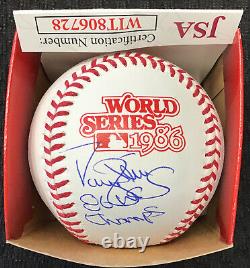 Darryl Strawberry Signed Auto Rawlings 1986 World Series Baseball JSA WIT COA