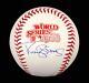 Darryl Strawberry Full Autograph Signed 1986 World Series Baseball Bas Beckett