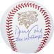 David Cone Ny Yankees Signed 2000 World Series Baseball & 2000 Ws Champs Insc
