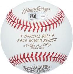 David Cone NY Yankees Signed 2000 World Series Baseball & 2000 WS Champs Insc
