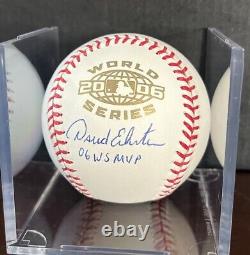 David Eckstein Signed Rawlings Official MLB 2006 World Series Baseball 06 WS MVP