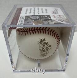 David Freese St. Louis Cardinals 2011 World Series Mvp Inscription Baseball Jsa