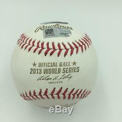 David Ortiz 2013 World Series Champs Signed W. S. Baseball MLB Authenticated