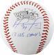 David Ortiz Boston Red Sox Signed World Series Baseball & 2013 Ws Champs Insc