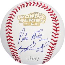 David Ortiz & Pedro Martinez Boston Red Sox Signed 2004 World Series Logo Ball