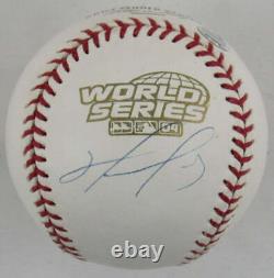 David Ortiz Signed World Series Baseball MLB MR698545