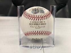 David Ross Signed Official 2016 WORLD SERIES Baseball with Beckett COA PROOF