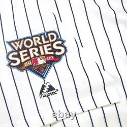 Derek Jeter 2009 New York Yankees World Series White Home Men's Jersey (S-3XL)