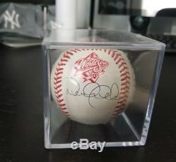 Derek Jeter Autographed 1998 World Series Baseball Yankees STEINER Vintage MINT