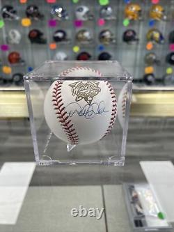 Derek Jeter Autographed 2000 World Series Baseball Fanatics COA