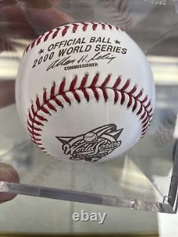 Derek Jeter Autographed 2000 World Series Baseball Fanatics COA