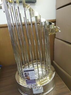 Derek Jeter Autographed New York Yankees World Series Trophy