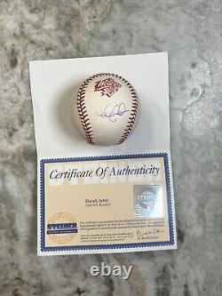 Derek Jeter Autographed Signed World Series Baseball NY Yankees Steiner/MLB COA