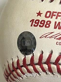 Derek Jeter Autographed Signed World Series Baseball NY Yankees Steiner/MLB COA