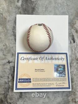 Derek Jeter Autographed Signed World Series Baseball NY Yankees Steiner/MLB COA