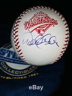 Derek Jeter Signed Yankess Steiner 1996 World Series Baseball