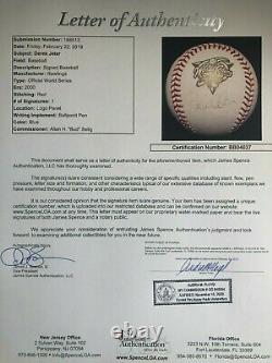 Derek Jeter signed Rawlings 2000 World Series Baseball JSA LOA Yankees HOF A1121