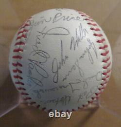 Detroit Tigers 1968 World Series Souvenir Ball with team facsimile signatures