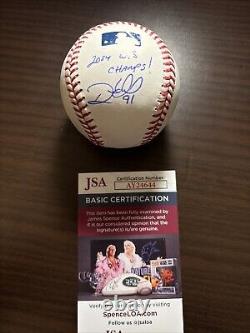 Dino Ebel SIGNED BASEBALL 2024 WORLD SERIES CHAMPS DODGERS JSA COA ROMLB