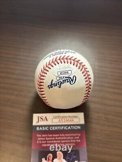 Dino Ebel SIGNED BASEBALL 2024 WORLD SERIES CHAMPS DODGERS JSA COA ROMLB