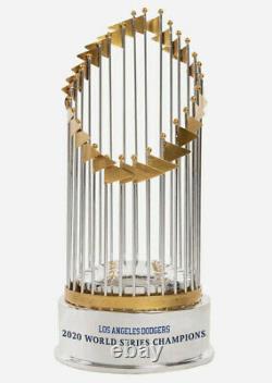 Dodgers 2020 World Series Baseball Replica Trophy Champions Foco Mlb New Nib