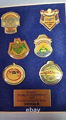 Dodgers World Series Champions Pin Set