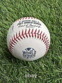 Donald Trump Signed Baseball 2021 World Series ROMLB JSA Auth