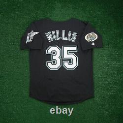 Dontrelle Willis 2003 Florida Marlins Alternate Black Men's World Series Jersey