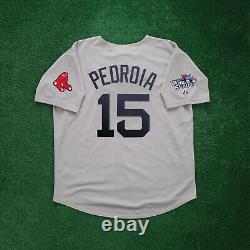 Dustin Pedroia 2013 Boston Red Sox World Series Grey Road Men's Jersey