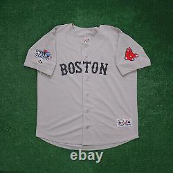 Dustin Pedroia 2013 Boston Red Sox World Series Grey Road Men's Jersey