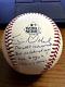 Eric Nadel 8 Signed Autographed 2023 World Series Baseball! Rangers! Hof