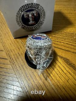 EVAN CARTER Texas Rangers World Series Elevated Replica Ring Theme