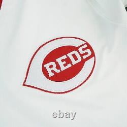 Eric Davis 1990 Cincinnati Reds World Series Men's Home White Cooperstown Jersey