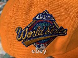 Exclusive Mango Toronto Blue Jays World Series Patch New Era 59Fifty Fitted 71/2