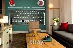 Fenway Park Scoreboard 30 x 67 Removable World Series 2018 2013 2007 2004