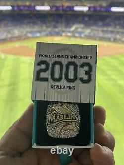 Florida Marlins 2003 World Series Replica SGA Miami RARE Championship Ring
