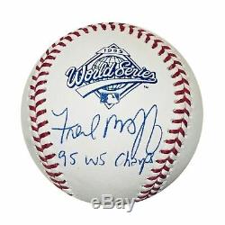 Fred McGriff Braves Autographed 1995 World Series Signed Baseball TRISTAR COA