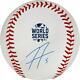 Freddie Freeman Atlanta Braves Autographed 2021 World Series Bound Logo Baseball