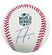 Freddie Freeman Atlanta Braves Signed 2021 World Series Baseball Beckett Coa