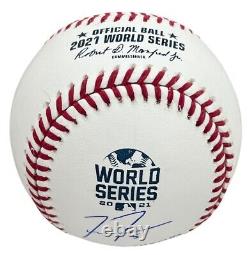 Freddie Freeman Signed World Series Major League Baseball 21 WS Champs MLB COA