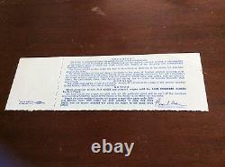 Full NOLAN RYAN Only World Series Appearance Save Ticket MIRACLE Mets 1969 G3