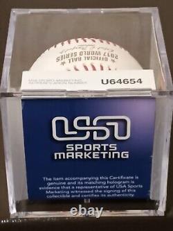 GEORGE SPRINGER'17 WSMVP' Signed Official 2017 World Series Baseball-USA SM COA