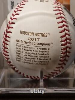 GEORGE SPRINGER'17 WSMVP' Signed Official 2017 World Series Baseball-USA SM COA