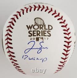 GEORGE SPRINGER'17 WSMVP' Signed Official 2017 World Series Baseball-USA SM COA