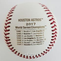 GEORGE SPRINGER'17 WSMVP' Signed Official 2017 World Series Baseball-USA SM COA