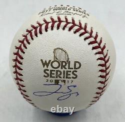 George Springer Astros Signed OML 2017 World Series Baseball AUTO USA COA
